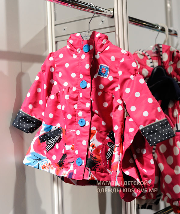 Плащ для девочки | Коллекция детской одежды Dеux par Deux 2016 "Весна"