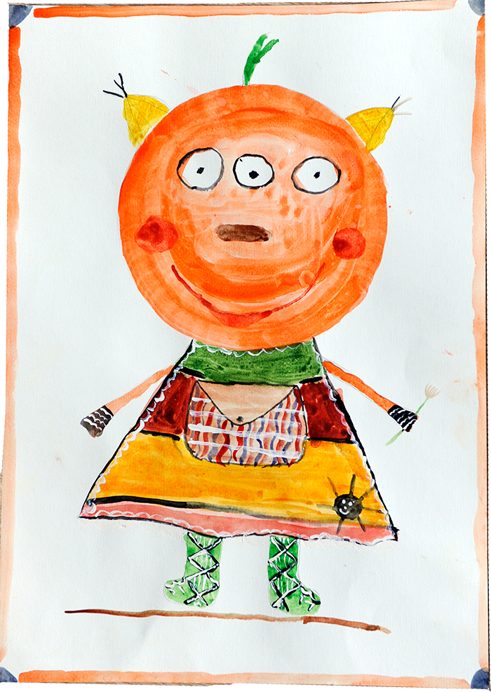 Конкурс детских рисунков «Монстрики 2014» в интернет магазине детской одежды Kidslove.me | рисунок Маши, 9 лет
