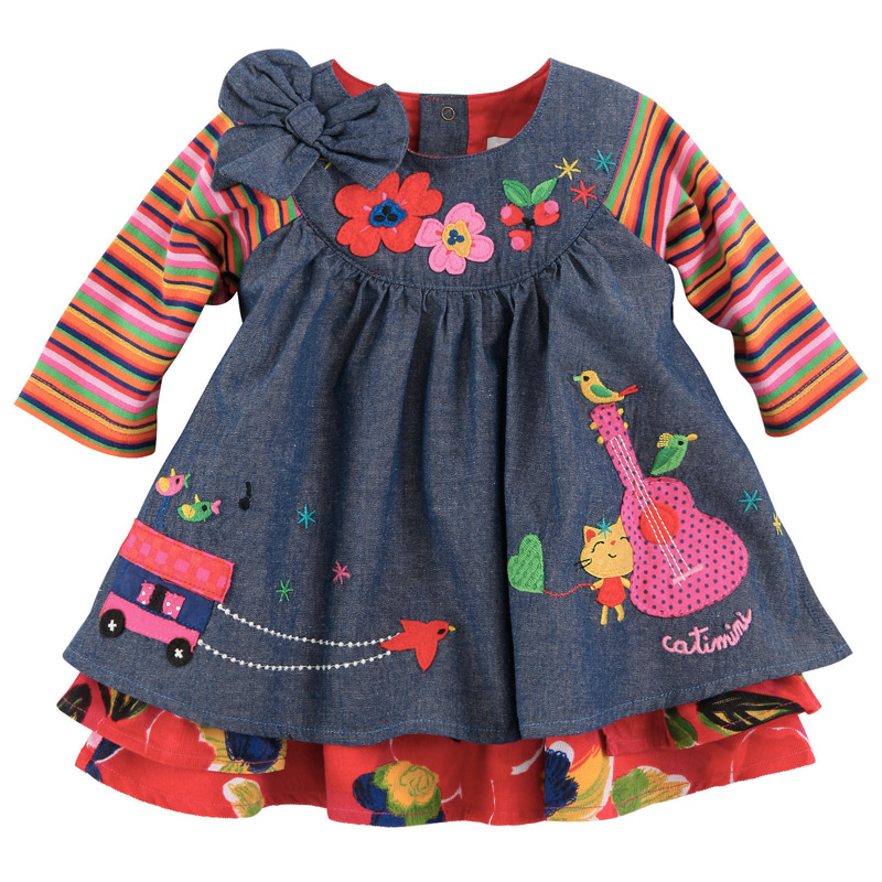 Catimini платье для девочек в интернет магазине детской одежды Kidslove.me